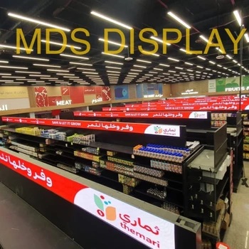 MDS p1.25 300*60mm Clar și Ușor de Control de vânzare cu Amănuntul de Publicitate Inteligent Supermarket Rack de Afișare Led SMD Raft Ecran Signages Ariaa