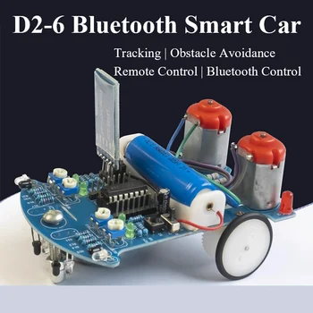 D2-6 Bluetooth Control de la Distanță Inteligent Car Kit Senzor de Gravitație de Urmărire de Evitare a obstacolelor C51 Microcontroler Sudare DIY