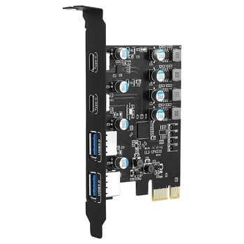 4 Porturi PCIE Pentru USB 3.0 Card de Expansiune PCI Express Card Adaptor Pentru PC Desktop , Suport windows xp/7/8/10