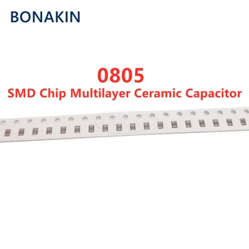 50PCS 0805 1.5 NF 152K 50V 100V 250V 500V 10% X7R SMD Chip Condensator Ceramic Multistrat