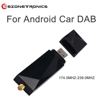 DAB+ Antena cu Adaptor USB Receptor pentru Android Auto Stereo Player Suport RDS DLS SS Accesorii Auto
