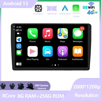 Android 13 Auto Touch Screen Pentru Audi A4 B6 2000 - 2009 Radio Auto Player Multimedia, Accesorii 4G de Navigare GPS Carplay SWC