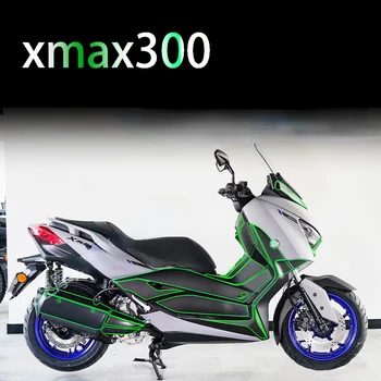 fibra de carbon Carenaj Emblema Autocolant Decal Motocicleta Body Kituri Complete de Decorare Autocolant Pentru YAMAHA XMAX 300 xmax300