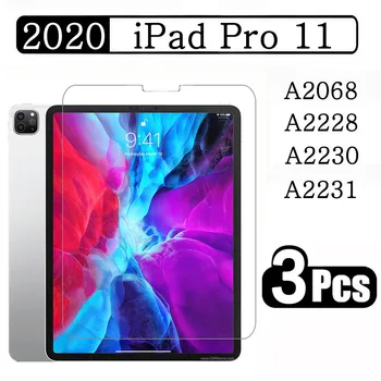 (3 Pachete) Sticla Pentru Apple iPad Pro 11 2020 A2068 A2228 A2230 A2231 Acoperire Anti-Zero Tableta cu Ecran Protector de Film