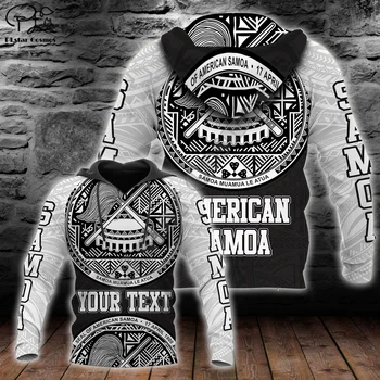 PLstar Cosmos Samoa Americană de Cultură 3D Imprimate Noua Moda Hanorace Jachete cu Glugă Zip Pentru Barbati/Femei Casual Streetwear S06