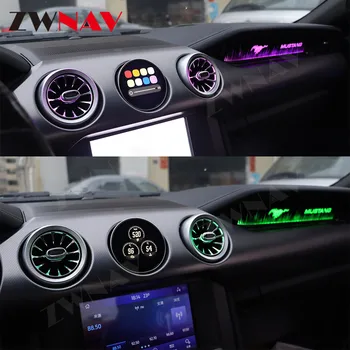 Pentru Ford Mustang Digital Virtual Cockpit LCD Mic Panou de bord Și Pasager Față de Lumină Ambientală Și de Aerisire Turbo