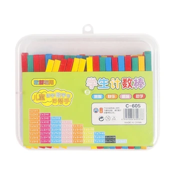 100buc Colorate din Plastic Bastoane de Numărare Matematică Montessori Didactice de Numărare Tija de Copii Preșcolari de Învățare la Matematică