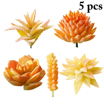5PCS Faux Suculente DIY Mini Artificial Suculente Diverse Fals de Plante de Aloe Desktop Peisaj Acasă Decoratiuni de Gradina