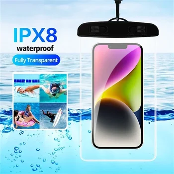 IP68 Universal Înot Telefon rezistent la apa Caz rezistent la Apă Sac de Acoperire Mobile Pentru iPhone 15 Pro Max Xiaomi Redmi Huawei Samsung S23