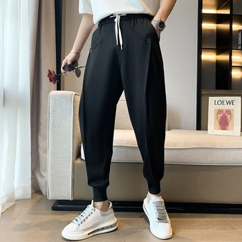 Stil britanic Oameni de Primăvară de Înaltă Calitate Vrac Haroun Pantaloni/Masculin Slim Fit Casual Pantaloni Fashion Pantaloni Sport S-3XL