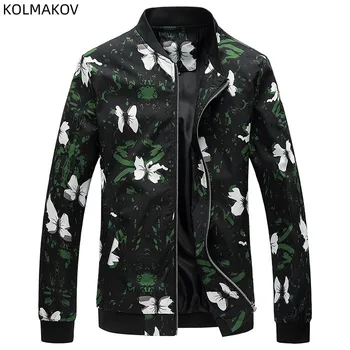 Primăvara și Toamna jachete 2023 nou stil Bărbați flori jacheta Barbati de moda de înaltă calitate confortabil strat de mens de mari dimensiuni M-6XL
