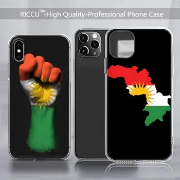 Kurdistan Pavilion Caz de Telefon Transparent pentru iPhone 12 11 pro Mini XS MAX 8 7 6 6S Plus X SE Acoperă 2020