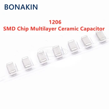 50PCS 1206 1.8 PF 50V 100V 250V 500V 1000V±0.25 PF 1R8C C0G NPO SMD Chip Condensator Ceramic Multistrat