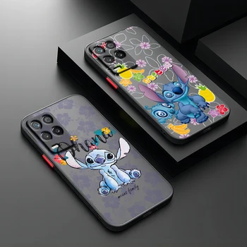 Disney Stitch Flori Pentru Realme Q3T Q3S Q5 GT Neo 3T 2 Narzo 50i 50A 20A 10A X50 X3 Pro Mat Translucid Caz de Telefon