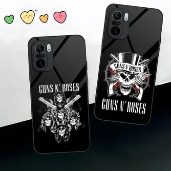 Guns N Roses Moment Bun Telefon Caz Pentru Xiaomi 13 12 X Redmi Note 10 11 S T Lite Pro POCO X3 M4 Sticlă Călită