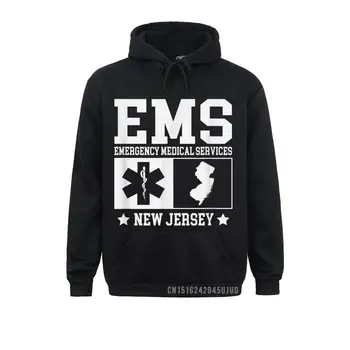 EMS Servicii Medicale de Urgență New Jersey EMT Pulover Pulovere Pentru Barbati Maneca Lunga, Hanorace Amuzant Sportswears Camisa