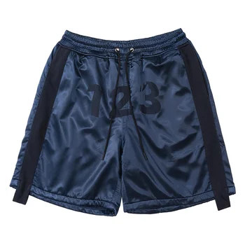 RRR123 LOGO-ul de Imprimare Cordon pantaloni Scurți Albastru de Înaltă Calitate Mens pentru Femei Stripe Jogging Liber Relaxat, Casual Slip pantaloni de Trening