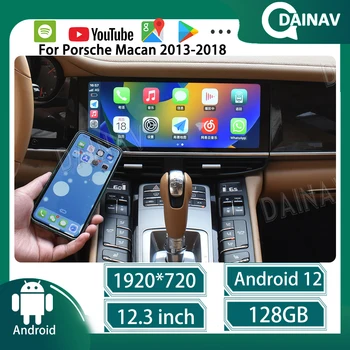 12.3 Inch 128G Radio Auto Pentru Porsche Panamera 2011-2017 Android Auto Multimedia GPS de Navigare WIFI Carplay Unitatea de Cap