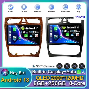 Android 13 Carplay Pentru Mercedes-Benz C-Class W203 C200 C320 C350 CLK W209 2002-2005 Radio Auto Multimedia GPS 2DIN Stereo