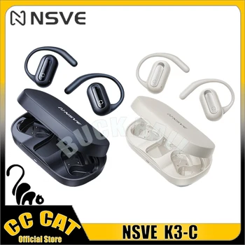 Nsve K3-C Căști Fără Fir, Căști Bluetooth Deschide Hifi Întârziere Scăzut Pavilioane Rezistenta Lung De Reducere A Zgomotului Căști Sport