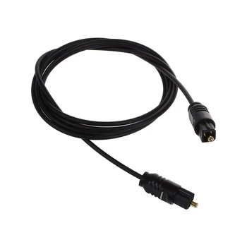3 FT 1.1 M Metru Digital Fibre Audio Optic Toslink SPDIF MD DVD Conduce Cablu Plug