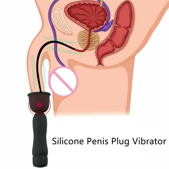 Ochi De Cal Stick Penis Plug Vibrator Uretral Sunet Cateter De Sondare Rod Glandul Penisului Dispozitiv De Formare Uretral Plug Jucarii Sexuale