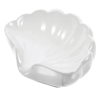Ceramice detergent de Vase Auto Drenarea Titularul de Dish Săpun pentru Baie Forma Coajă de Săpun Tava