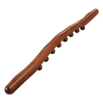 Naturale Carbonizată Lemn Decopertarea Masaj Stick Portabil De Masaj Stick Gât Drenaj Limfatic Instrument De Răzuire Stick Fizioterapie