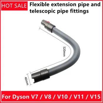 Pentru Dyson aspirator V7 / V8 / V10 / V11 / V15 Flexibil țeavă de extensie telescopic și fitinguri