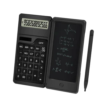 Calculator cu Notepad, 12 Cifre, Ecran LCD Solare Desktop Calculator Portabil Calculator pentru Birou, Scoala si Acasa