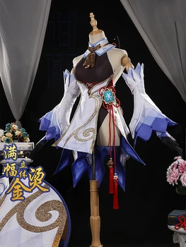 PENTRU că-HoHo Anime Genshin Impact Ganyu Joc Costum Rochie Eleganta Uniformă Cosplay Costum de Halloween Petrecere de Carnaval Costum Femei NOU