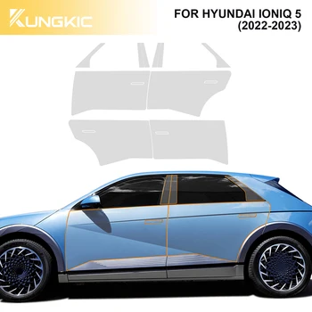 Motor Aripa Spate PPF Folie de Protectie pentru Hyundai IONIQ 5 2022 2023 TPU Anti-Zero Mașină Invizibilă Autocolant Transparent
