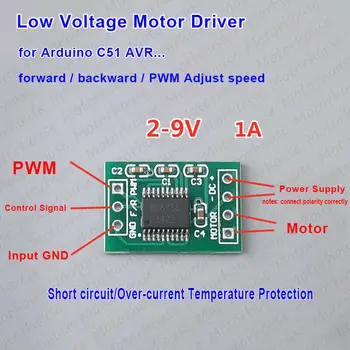 Micro Mini Motor de curent continuu de Control Driver PCB Module PWM Controller Viteză Înainte Înapoi Opri Reversibile pentru Arduino MCU