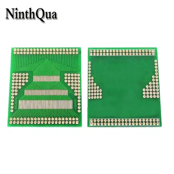 1/2/5pcs 40Pin 0,8 mm 0.5 mm 1.0 mm Pas Adaptor PCB Bord Multi-funcția de Conector Patch-uri pentru mufă dreaptă 55x62x1.6mm