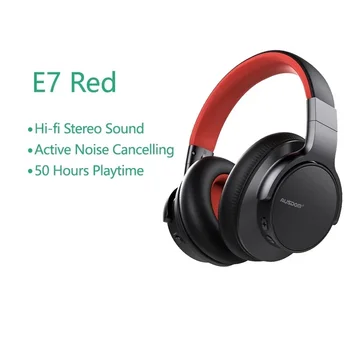 E7 Bluetooth, Anulare a Zgomotului Căști Wireless Stereo Hi-Fi Sunet de Peste Ureche ANC Căști Cu Microfoane 50H Tip-C Pentru Birou