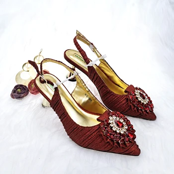 Vin Pantofi de Culoare Design Italian Femei Pantofi pentru Petreceri Africane Elegant Subliniat Toe Pantofi