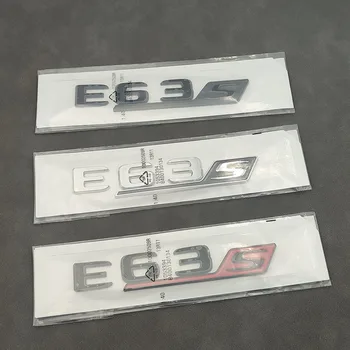 3D ABS Cromat de Argint de Styling Auto Portbagajul din Spate Decal Emblema Logo Litere Numărul Autocolant Pentru Mercedes E63S AMG W213 Accesorii