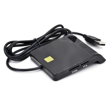 USB Smart Card Reader Memorie ID-ul Băncii EMV Electronice DNIE Dni Sim Conector Adaptor Potrivit pentru Accesorii de Calculator