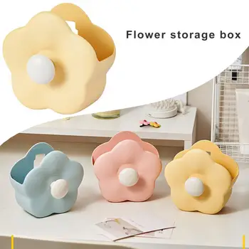 Desktop Cutie de Depozitare în formă de Floare de Perii Machiaj Container Culori Vibrante Capacitatea de Suport Stilou pentru Papetărie Perii Organizator de Birou