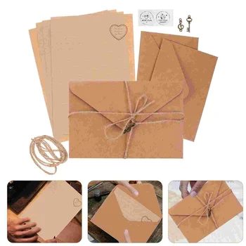 2 Seturi a Introduce Pagina Învălui pentru Hârtie de Scris Retro Staționare Notebook-uri Scrisoare Actele Kit și Dragoste