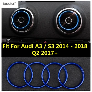 Tabloul de bord Aer Condiționat Priza de Aerisire Inel Capac Ornamental Accesorii Pentru Audi Q2 2017 - 2021 / A3 2014 - 2018 / S3 2014 - 2018