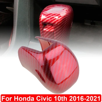 Pentru Honda Civic al 10-lea Gen 2016 2017 2018 2019 2020 2021 Interiorul Schimbătorului de Viteze Garnitura Capac Autocolant Carbon ABS, Accesorii Auto