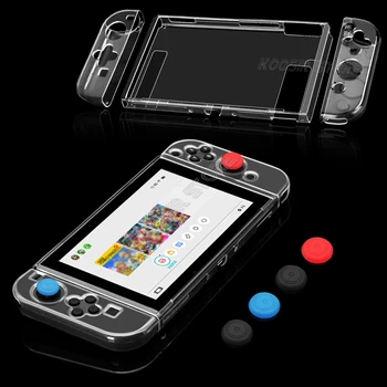 Mai nou Soft TPU Transparent Coajă de Protecție Caz Acoperire Cadru Clar Protector pentru Nintendo Comutator Consolă de jocuri Accesorii