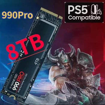 8TB Original 990PRO SSD Intern Solid state Disk TLC 4TB 2TB 1TB M2 2280 PCIe Gen 5.0 X 4 NVMe pentru PS5/Laptop 2024