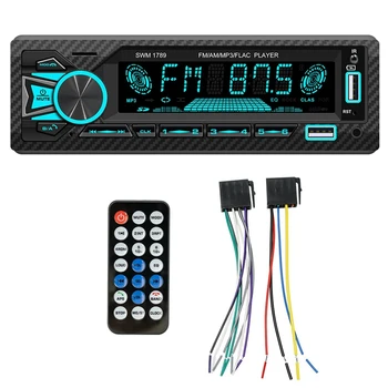 4-Canal de 60W Bluetooth Auto Radio Auto cu MP3 Player din Plastic Negru Cu Inteligenta Ai Voce Funcție Pentru Masina