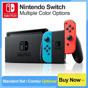 Nintendo a Comuta Neon Albastru Rosu Bucurie Con Consola de Joc cu 6.2 Inch Ecran LCD de 4.5 la 9 Ore de Viață a Bateriei Disponibile Acum