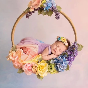Copil Costum Headband Set Haine Copii Fete De Vara Rochie De Prințesă Drăguț Nou-Născut Costum Costum Fotografie Elemente De Recuzită, Accesorii
