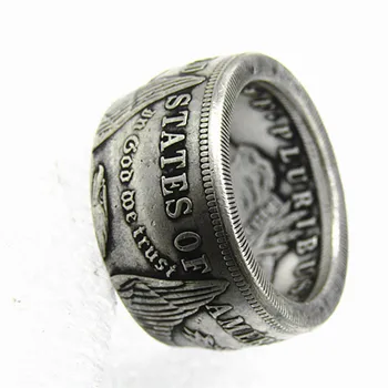 NE Morgan Dollar Coin Ring 