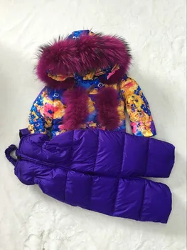 Mari blană de Raton 2021 Jacheta de Iarna copilului hanorac pentru copii Jachete îmbrăcăminte de schi baieti si fete pentru copii jos costumul