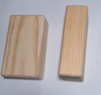 Cuplu caramida bloc de Yoga 100% lemn